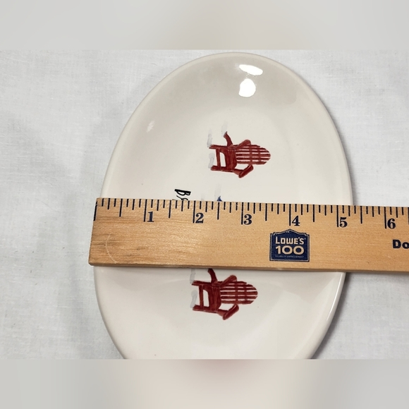 NEW RAE DUNN JULY FOURTH / BREATHE SNACK PLATE  ARTISAN COLLECTION BY MAGENTA - Picture 8 of 8